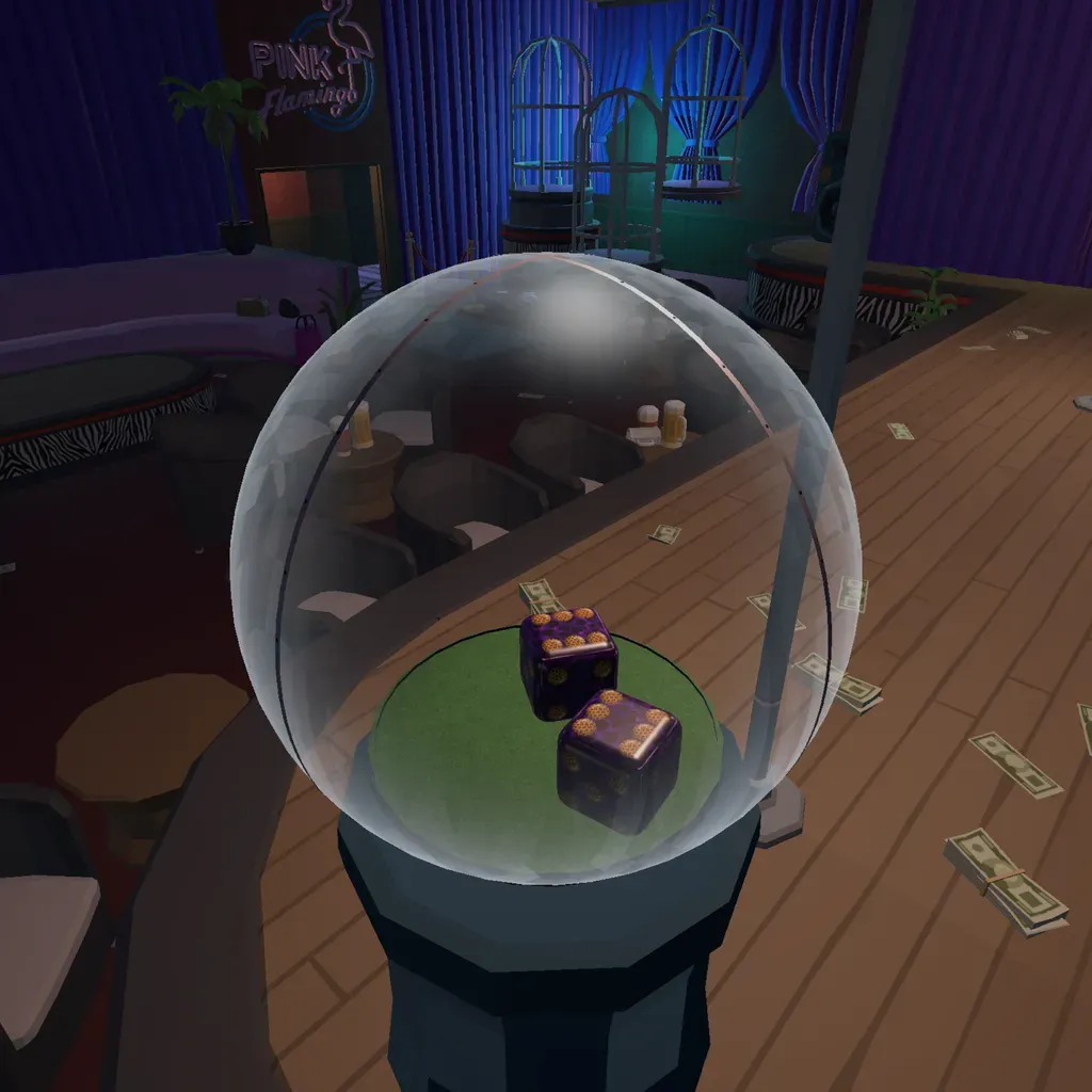 The Downtown table in Bubble Craps